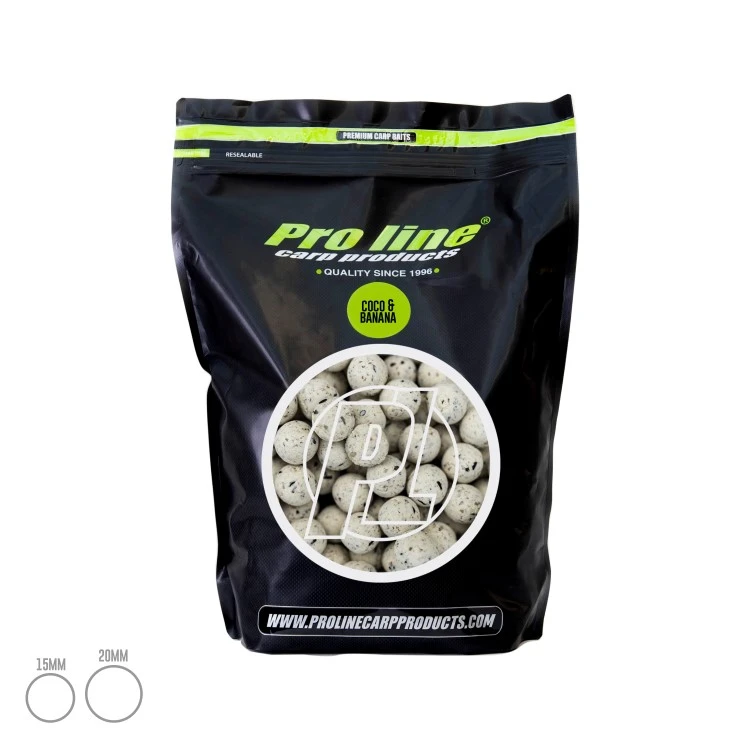 Proline Coco & Banana Boilies 2,5kg 1 Proline Coco & Banana Boilies 2,5kg