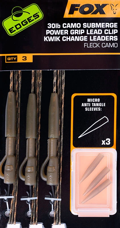 Fox Edges Submerge Power Grip Lead Clip Kwik Change 30lb 1 Fox Edges Submerge Power Grip Lead Clip Kwik Change 30lb