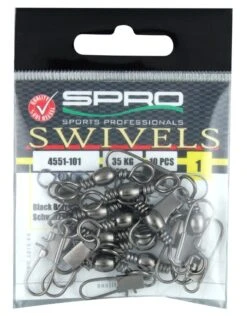 Spro Swivels - Barrel Swivel With Interlock Snap