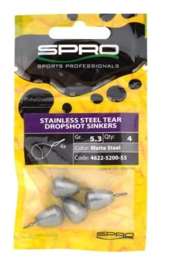 Spro Stainless Steel Tear Dropshot Sinkers -Spro Verkoop 4622 5200 53 002 p