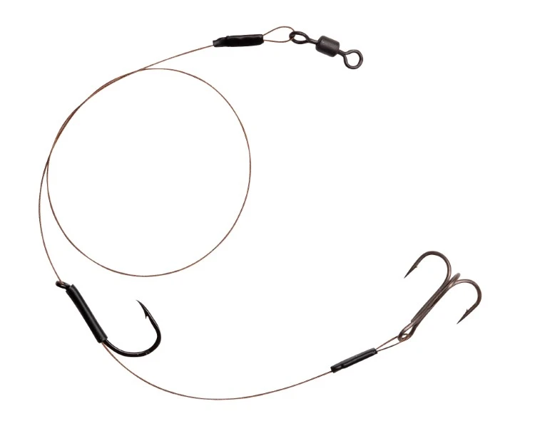 Spro HD Baitfish Rig 7x7 Treble+Single Hook 1 Spro HD Baitfish Rig 7x7 Treble+Single Hook