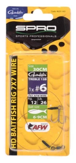 Spro HD Baitfish Rig 7x7 Treble -Spro Verkoop 4629 1401 001 p