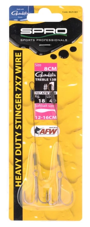 Spro Heavy Duty Stinger 7x7 - Hooksize 1 1 Spro Heavy Duty Stinger 7x7 - Hooksize 1