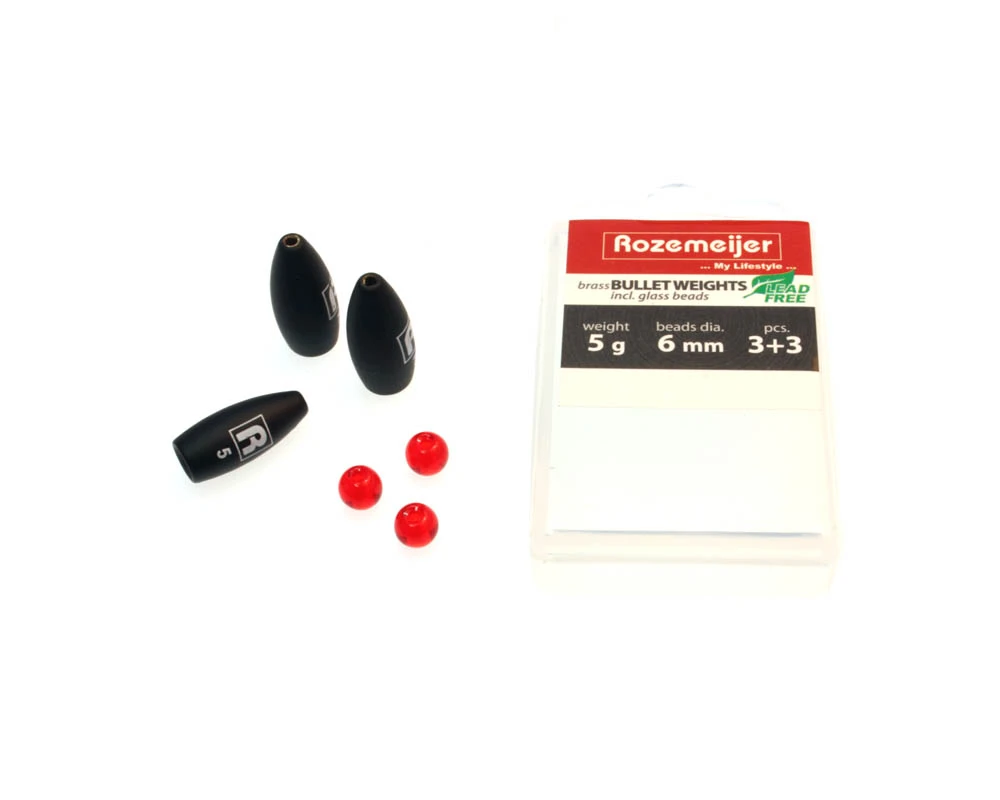 Rozemeijer Bullet Weights Incl Beads 3pcs Set 1 Rozemeijer Bullet Weights Incl Beads 3pcs Set