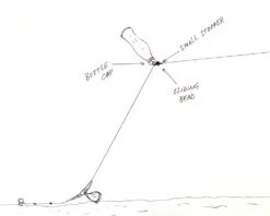 PB Products Buoy Big Eye Swivel Bottle Cap -Spro Verkoop bottle cap slidng