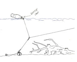 PB Products Buoy Big Eye Swivel Bottle Cap -Spro Verkoop bottle cap tree