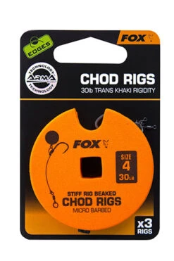 Fox Edges Stiff Chod Rig X3