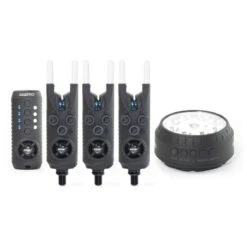 Sonik Gizmo 3+1 Blue Bite Alarm + Bivvy Light Set