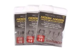 Korum Barbed Hook Hairs With Quickstops