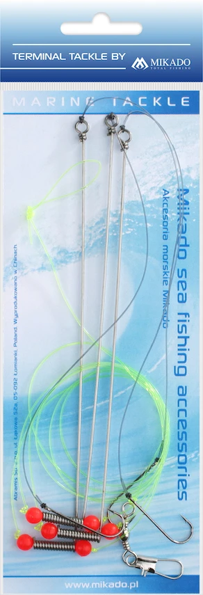 Mikado 3haaks Onderlijn Met Metalen Afhouders 1 Mikado 3haaks Onderlijn Met Metalen Afhouders