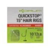Korum Supersteel Allrounder Barbed 15" Quickstop Hair Rigs