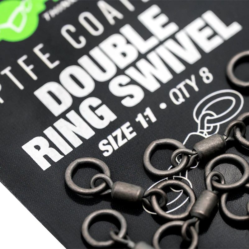 Korda PTFE Double Ring Swivel Size 11 2 Korda PTFE Double Ring Swivel Size 11 - Afbeelding 2