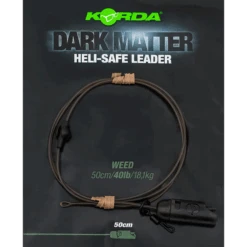 Korda Dark Matter Leader Heli Safe 40lb 50cm