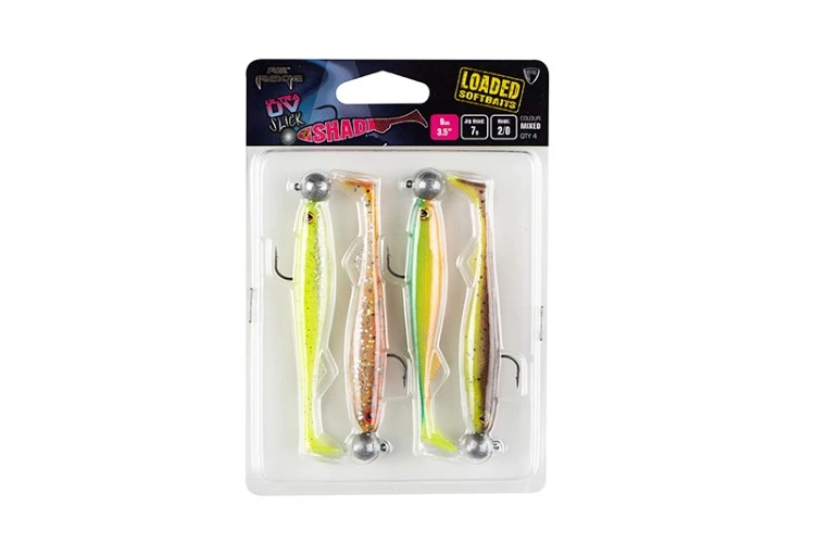 Fox Rage Slick Shad Loaded UV Mixed Colour Packs X4 New Colours 1 Fox Rage Slick Shad Loaded UV Mixed Colour Packs X4 New Colours