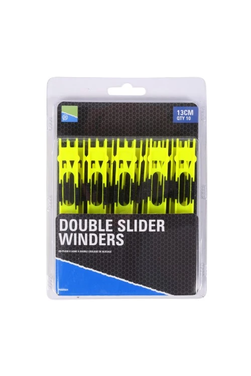 Preston Double Slider Winders 13cm - Yellow 1 Preston Double Slider Winders 13cm - Yellow
