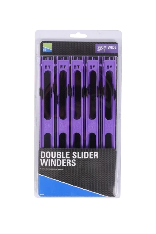 Preston Double Slider Winders 26 Cm Wide - Purple 1 Preston Double Slider Winders 26 Cm Wide - Purple