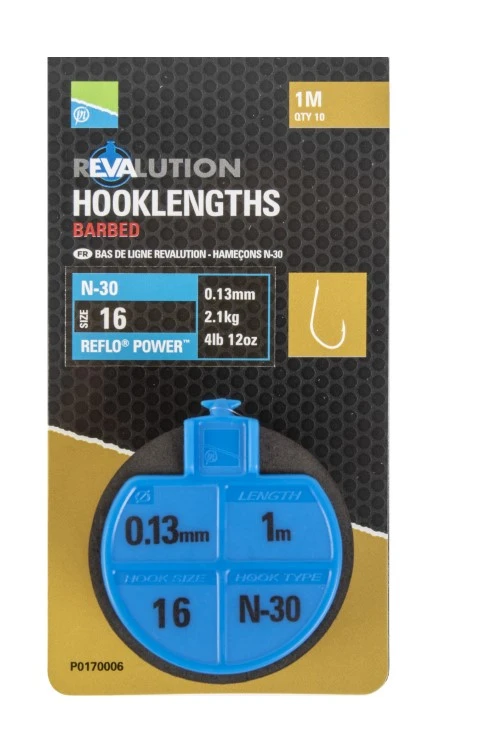 Preston Revalution Hooklengths N30 1 Preston Revalution Hooklengths N30