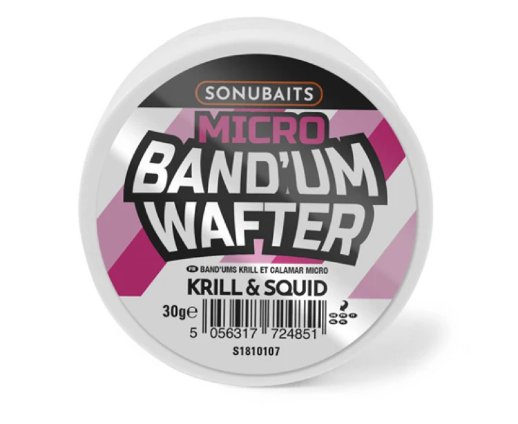 Sonubaits Micro Band'um Wafters - Krill & Squid 1 Sonubaits Micro Band'um Wafters - Krill & Squid