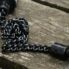 Solar Black Stainless Chain Plastic Ended