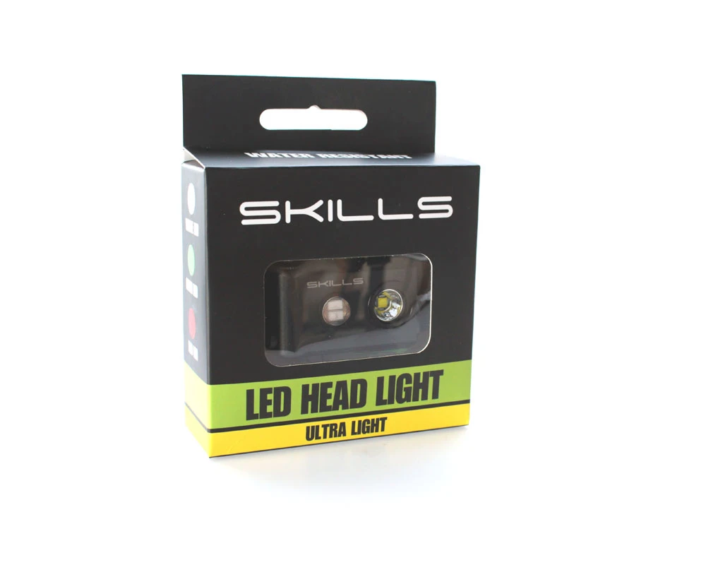 Skills Headlight Ultra Lightweight Glow In The Dark 2 Skills Headlight Ultra Lightweight Glow In The Dark - Afbeelding 2